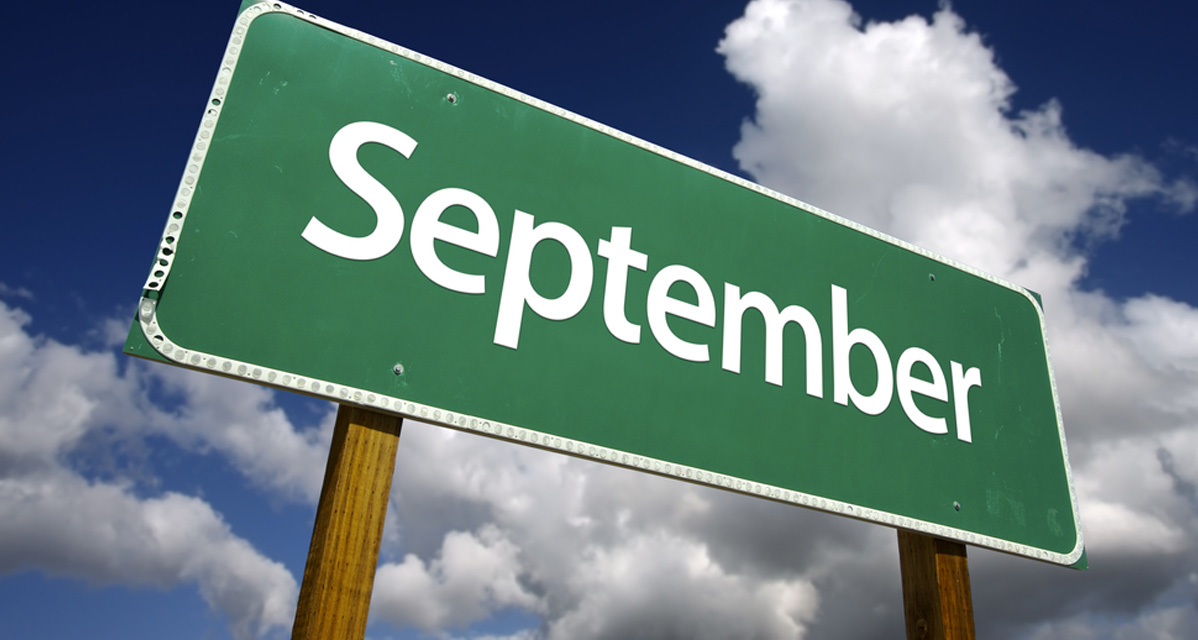 Sign showing 'September'